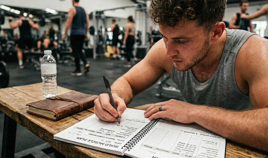 structured workout plan for building muscle fast