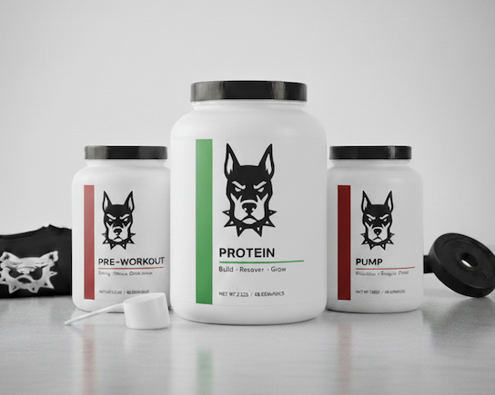Line up of WARDOG Supplements